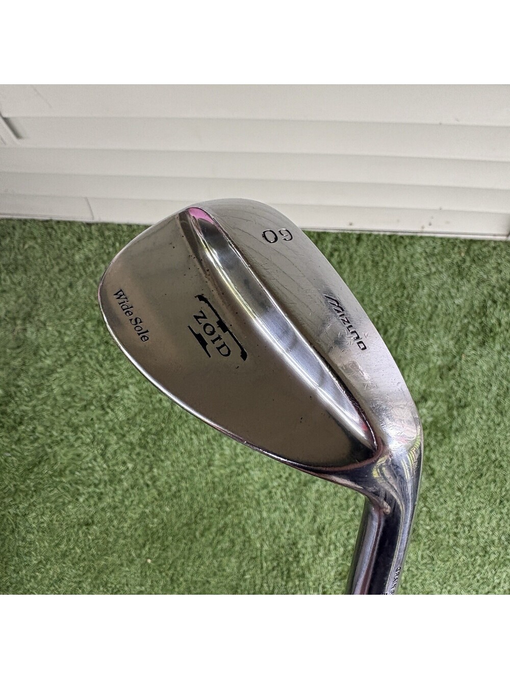 RH-Mizuno T Zoid 60° Lob Wedge Authentic Sole, Steel Shaft Original Mizuno Grip